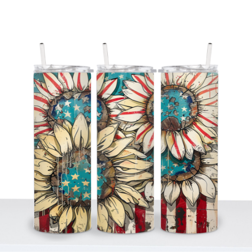 Patriotic Sunflowers