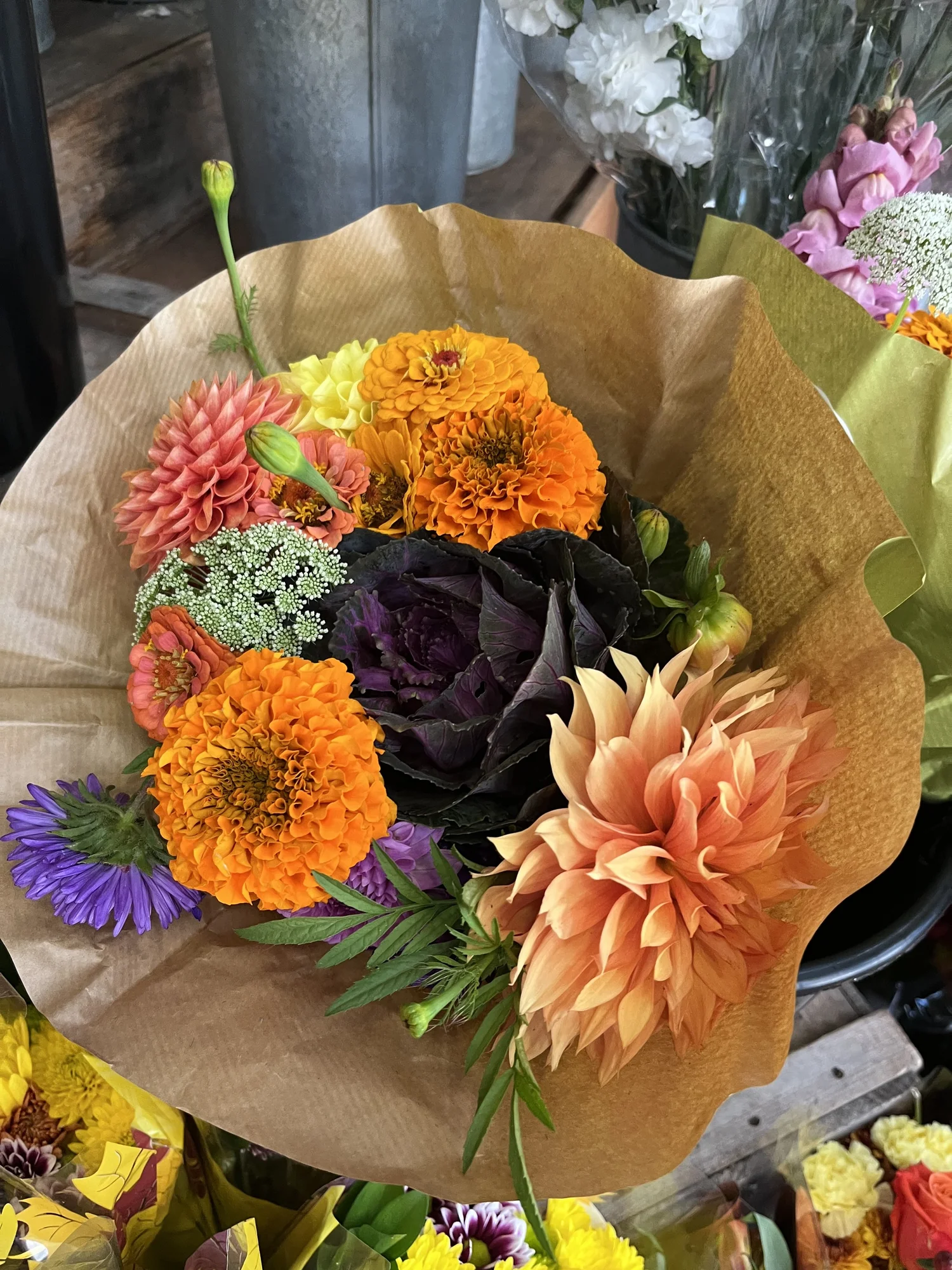 Seasonal Bouquet — Mossy Gate Flower Farm
