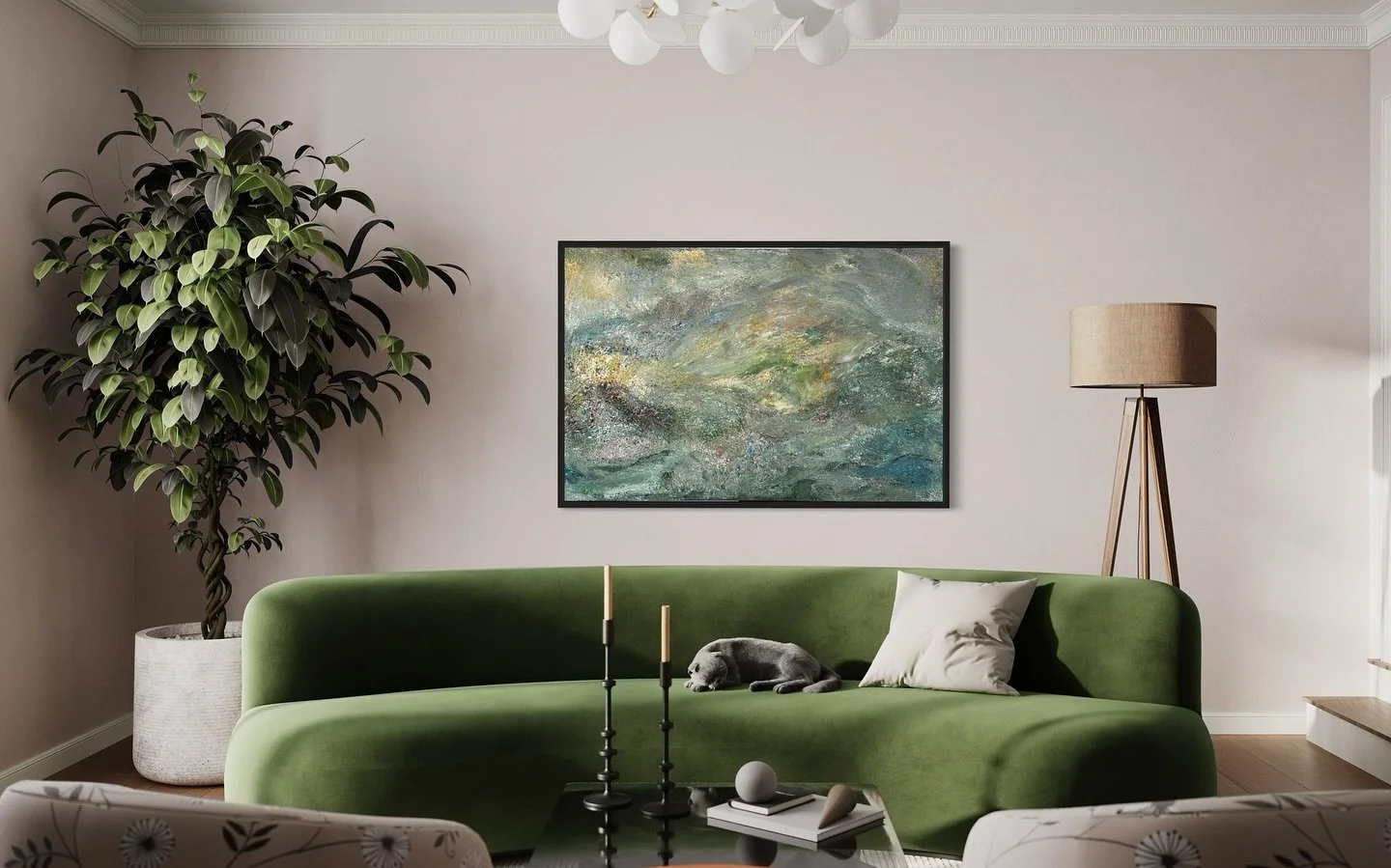 These two beautiful paintings have officially left the studio, and it&rsquo;s such a bittersweet moment! I&rsquo;ve loved every step of creating these pieces and had the chance to enjoy them myself. Now, they&rsquo;ve found a wonderful new home, and 