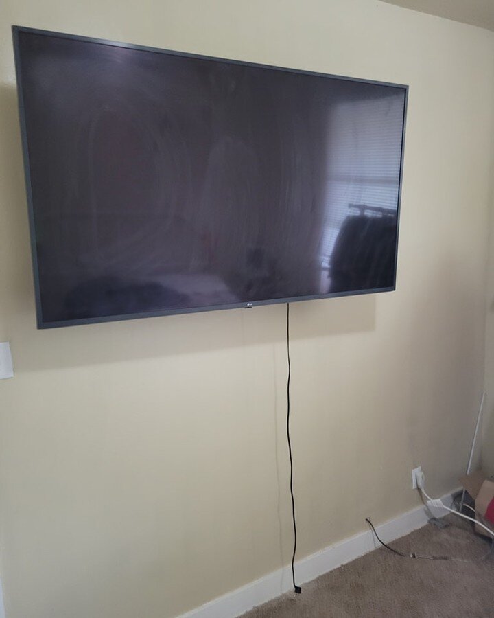 Hung up this television for a client. Call/text for a free bid. 801.949.2376 Mike 
Lic. #12888335-5501