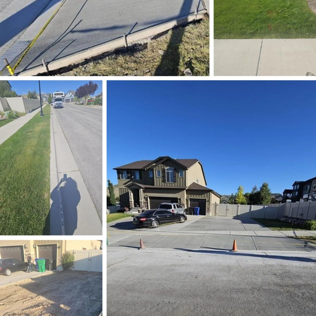 We have just done a wonderful cut-out to extend a drive entry and added a front parking area for some great customers. The RV pad will be poured next behind this fence. This will be a welcome addition for family. You can see in the photo that the pit