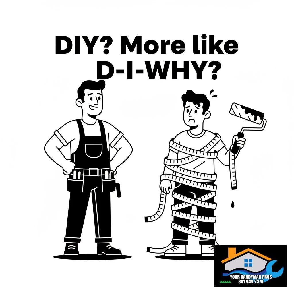 🏠 Ready for a laugh, Salt Lake Valley? Here&rsquo;s a classic from the job site: Picture this: Mr. Homeowner, toolbox in hand, convinced he can help tighten a leaky pipe. Suddenly, there&rsquo;s an accidental DIY upgrade to an indoor waterfall featu