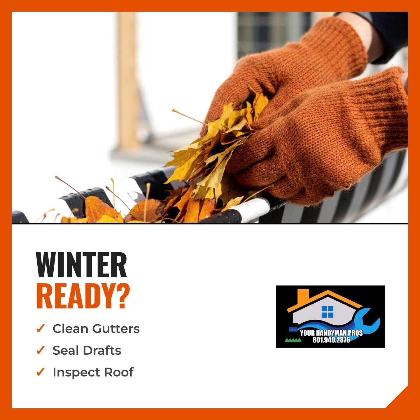 Salt Lake Valley, winter&rsquo;s almost here: are you ready for surprise storms? A tiny bit of prep now keeps the 2AM blizzard breakdowns at bay! Quick wins: clear gutters, check weatherstripping, insulate pipes, and give your furnace a little TLC be