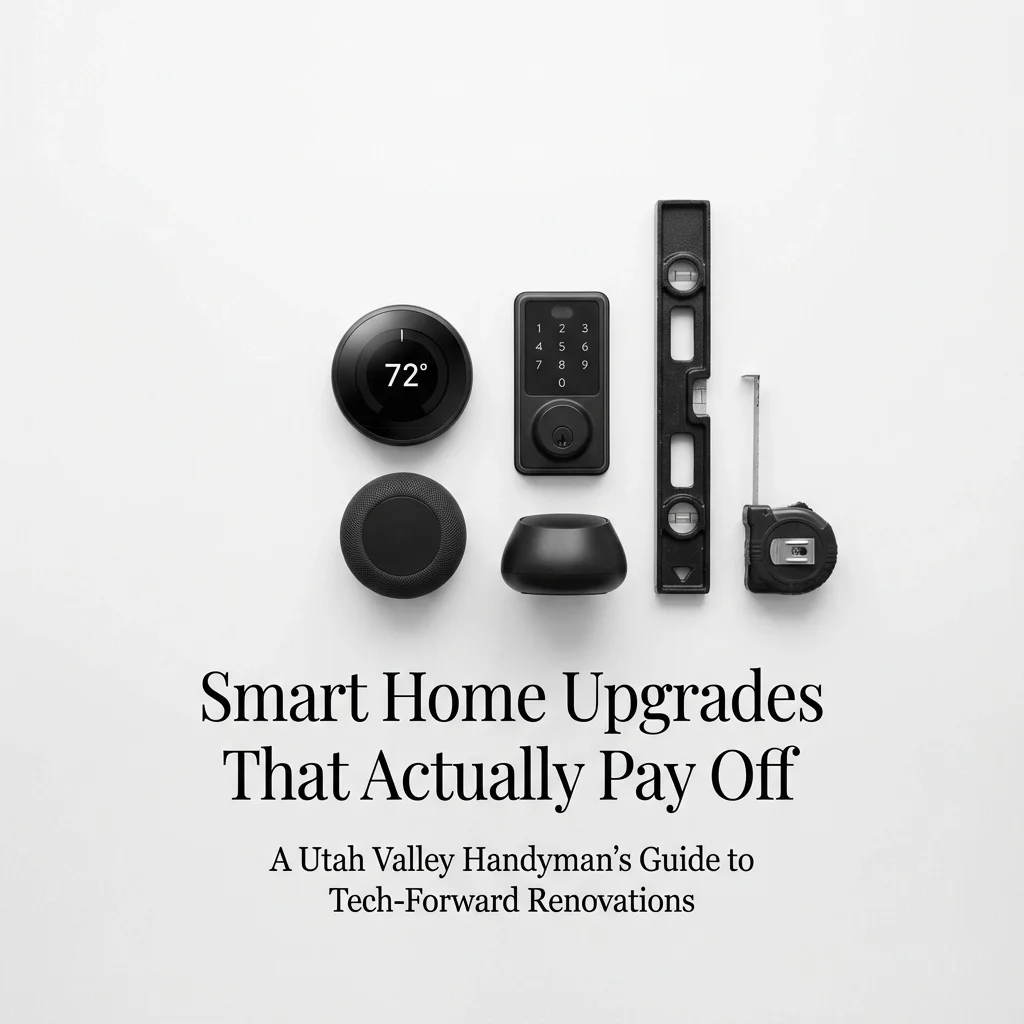Smart Home Upgrades That Actually Pay Off: A Utah Valley Handyman's Guide to Tech-Forward Renovations