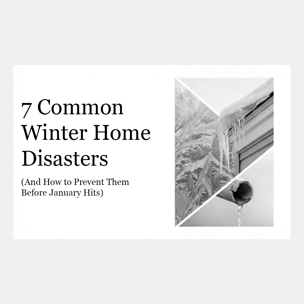 7 Common Winter Home Disasters (And How to Prevent Them Before January Hits)