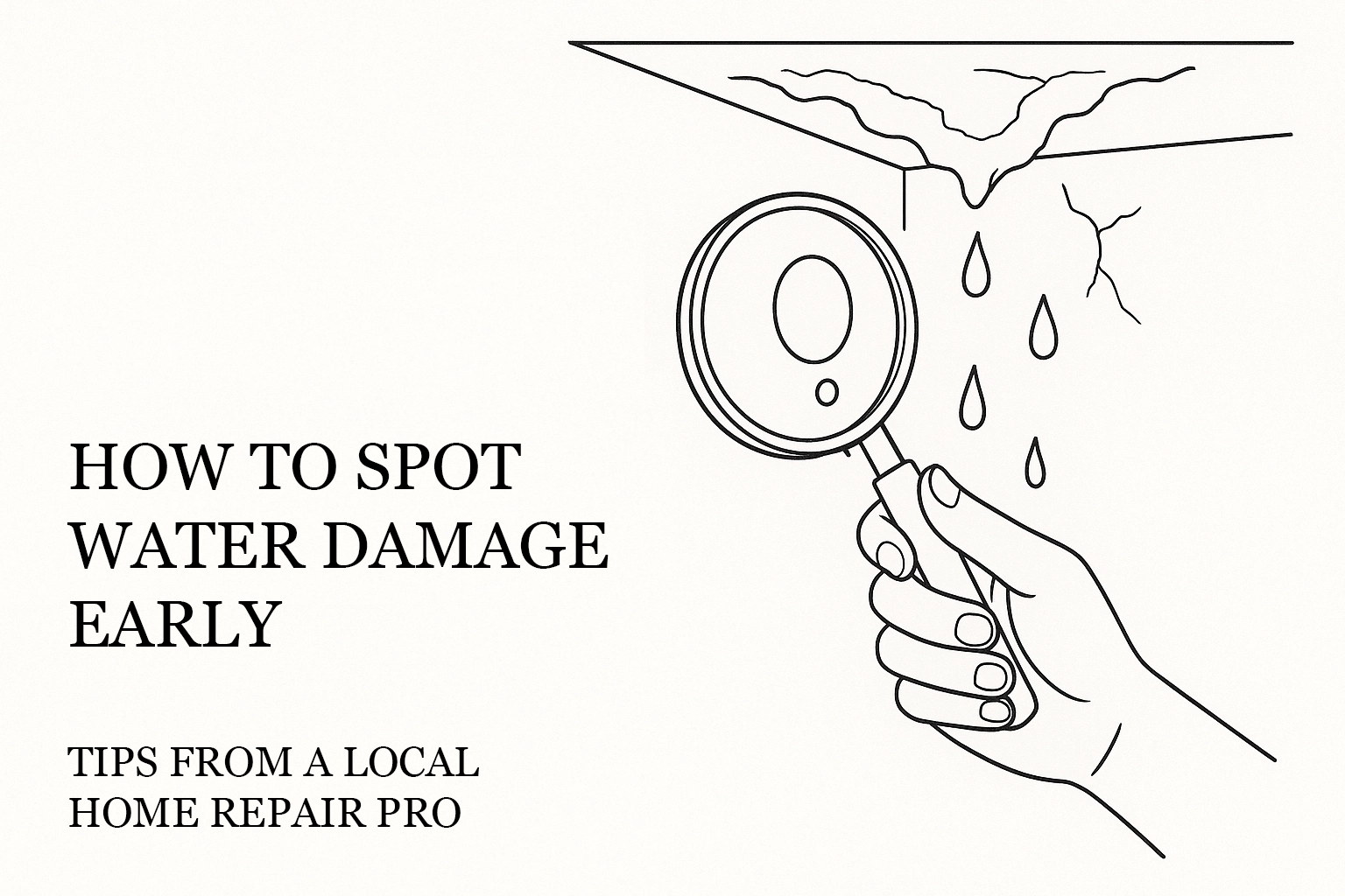 How to Spot Water Damage Early: Tips from a Local Home Repair Pro