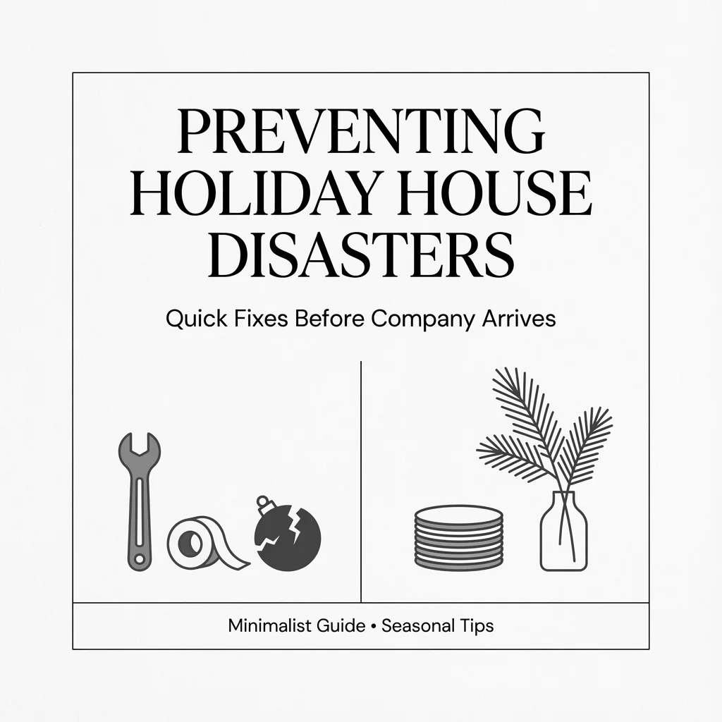 Preventing Holiday House Disasters: Quick Fixes Before Company Arrives