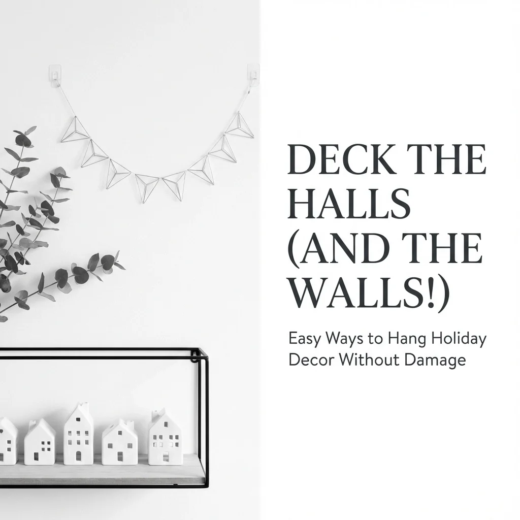Deck the Halls (and the Walls!): Easy Ways to Hang Holiday Decor Without Damage