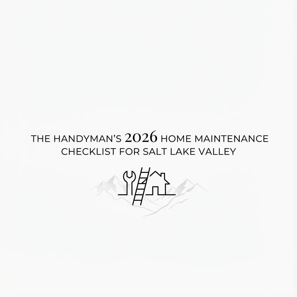 The Handyman's 2026 Home Maintenance Checklist for Salt Lake Valley