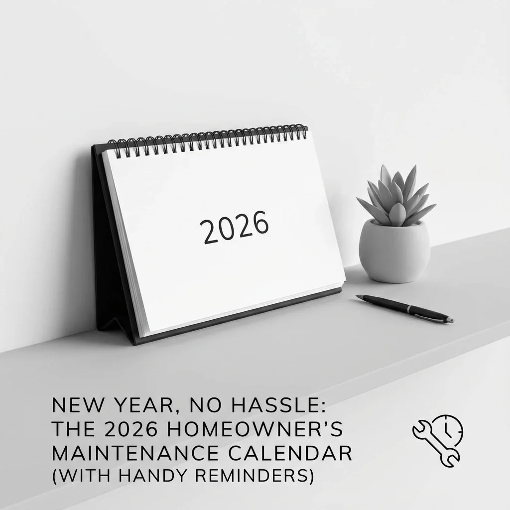 New Year, No Hassle: The 2026 Homeowner's Maintenance Calendar (with Handy Reminders)