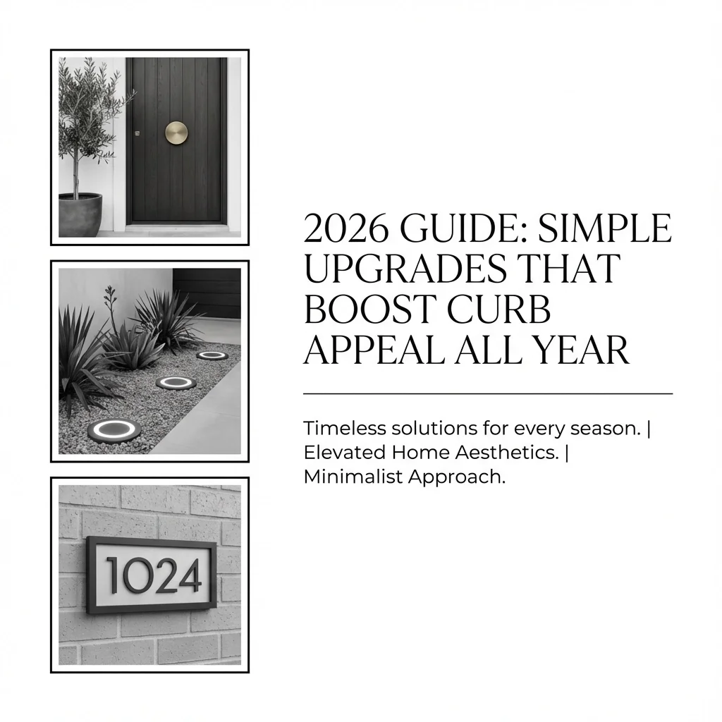 2026 Guide: Simple Upgrades That Boost Curb Appeal All Year