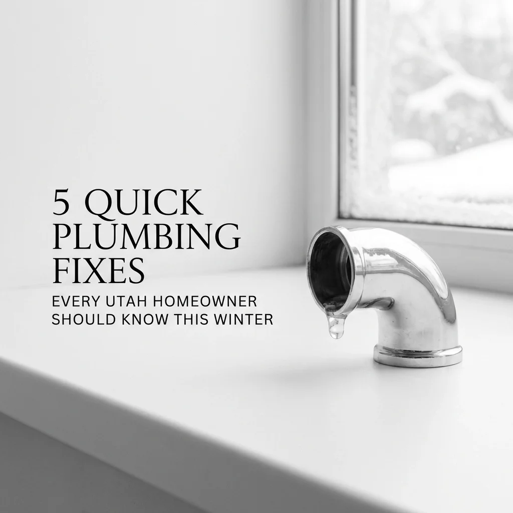 5 Quick Plumbing Fixes Every Utah Homeowner Should Know This Winter