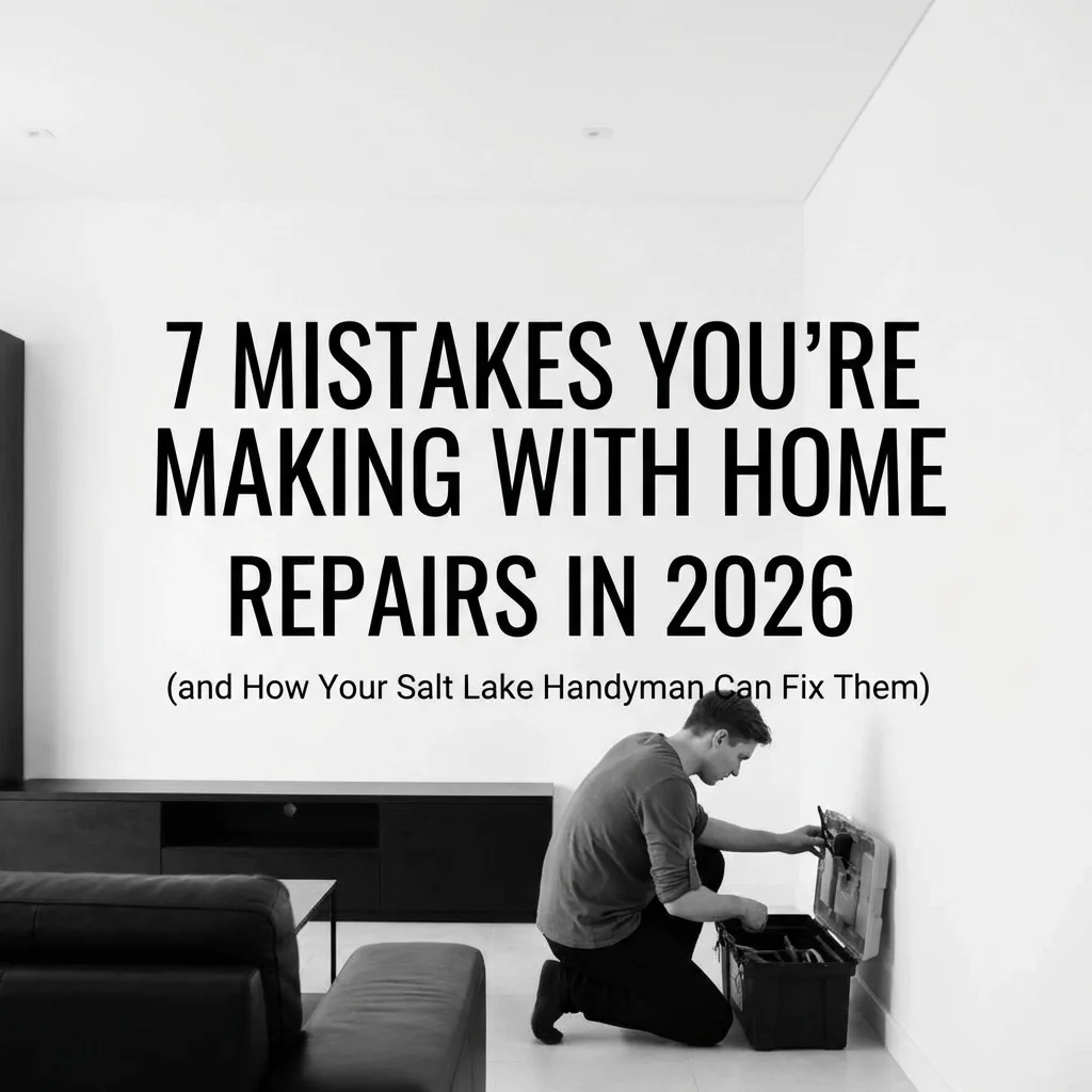 7 Mistakes You're Making with Home Repairs in 2026 (and How Your Salt Lake Handyman Can Fix Them)