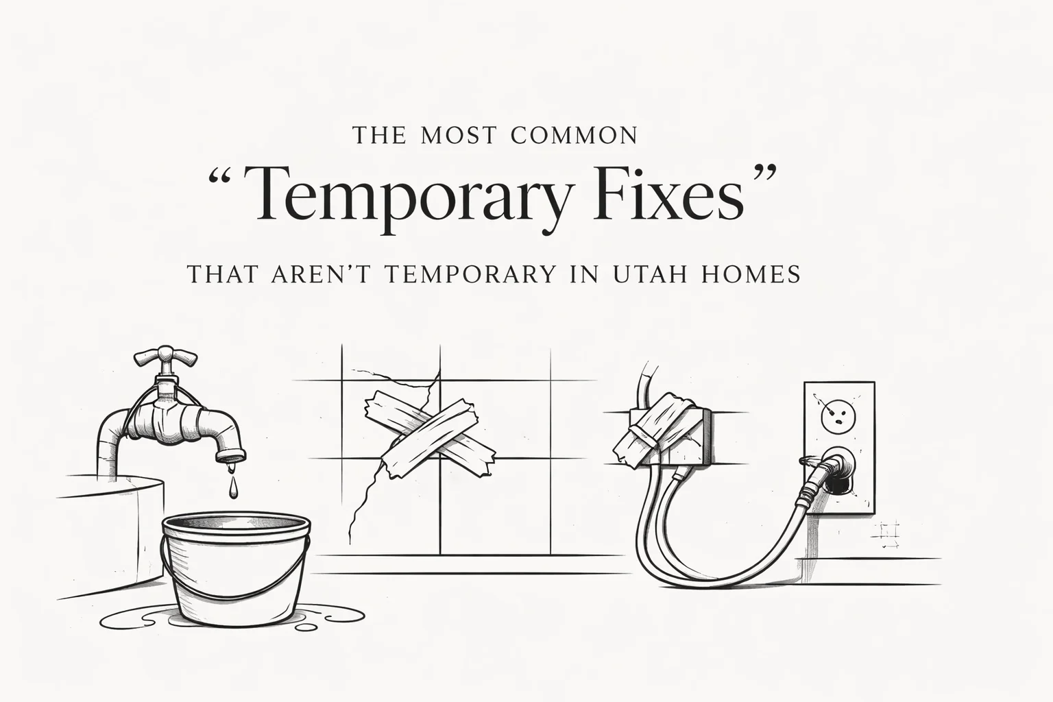 The Most Common "Temporary Fixes" That Aren't Temporary in Utah Homes