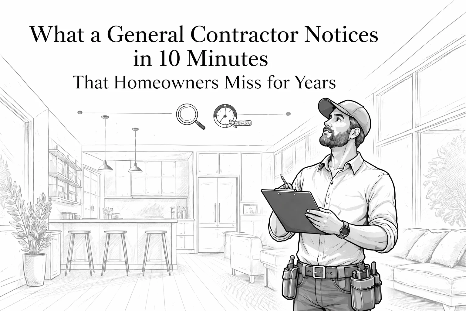 What a General Contractor Notices in 10 Minutes That Homeowners Miss for Years