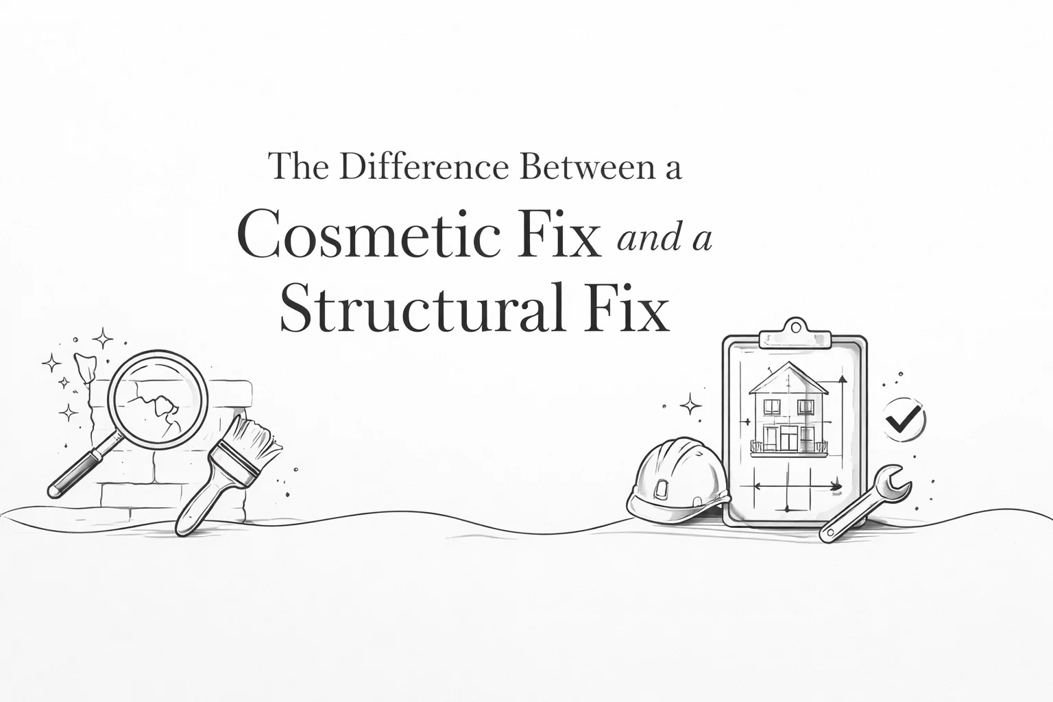 The Difference Between a Cosmetic Fix and a Structural Fix