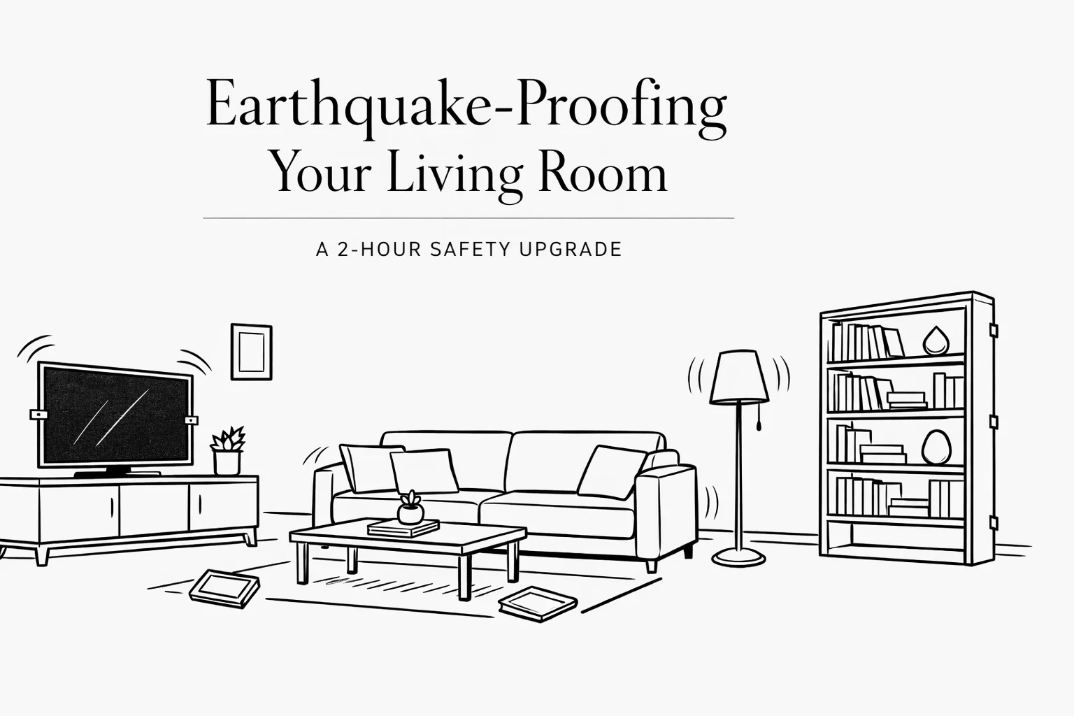 Earthquake-Proofing Your Living Room: A 2-Hour Safety Upgrade