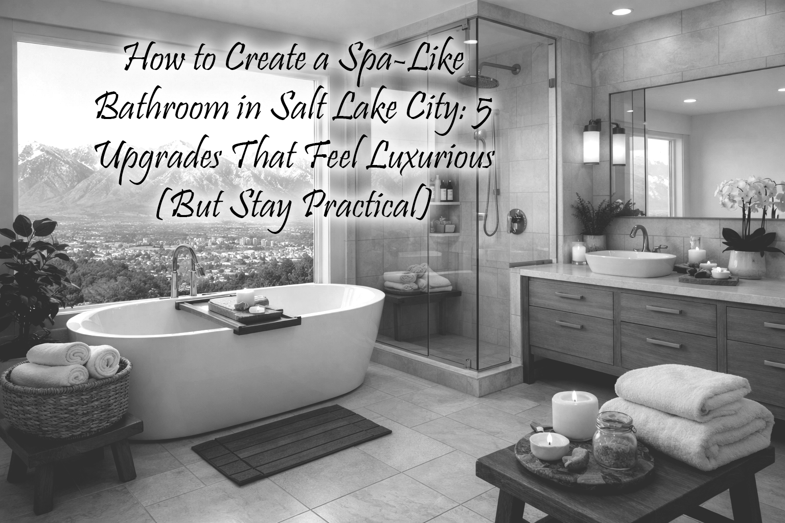 How to Create a Spa-Like Bathroom in Salt Lake City: 5 Upgrades That Feel Luxurious (But Stay Practical)