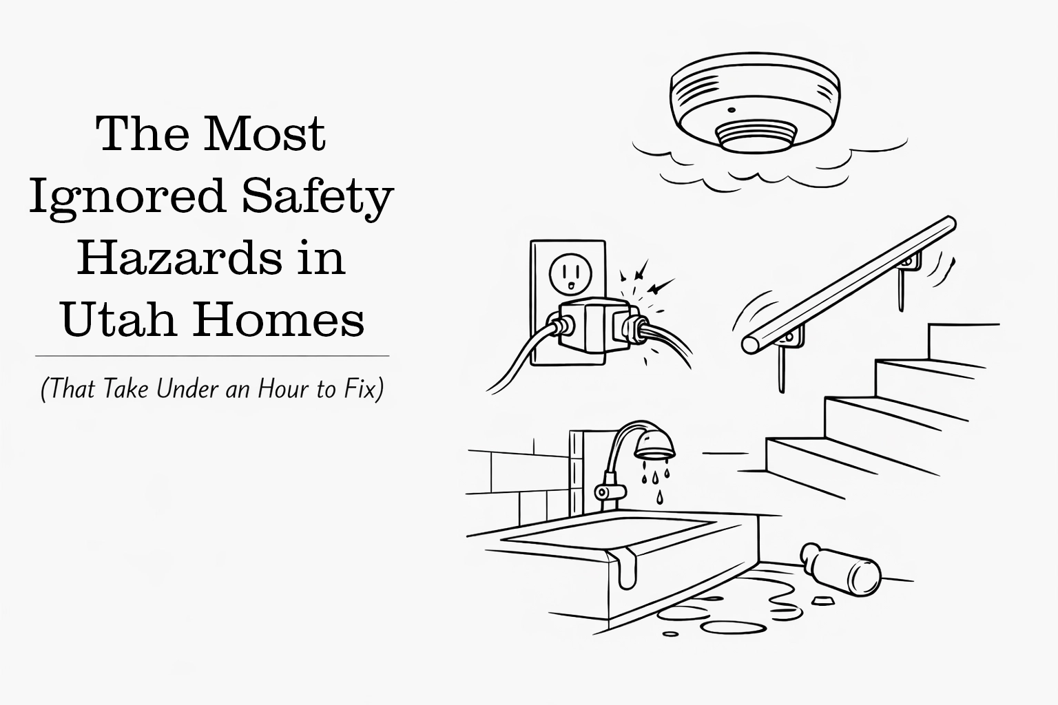 The Most Ignored Safety Hazards in Utah Homes (That Take Under an Hour to Fix)