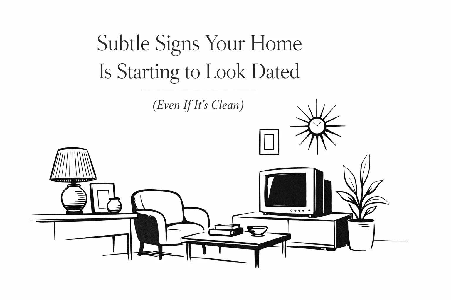 Subtle Signs Your Home Is Starting to Look Dated (Even If It's Clean)