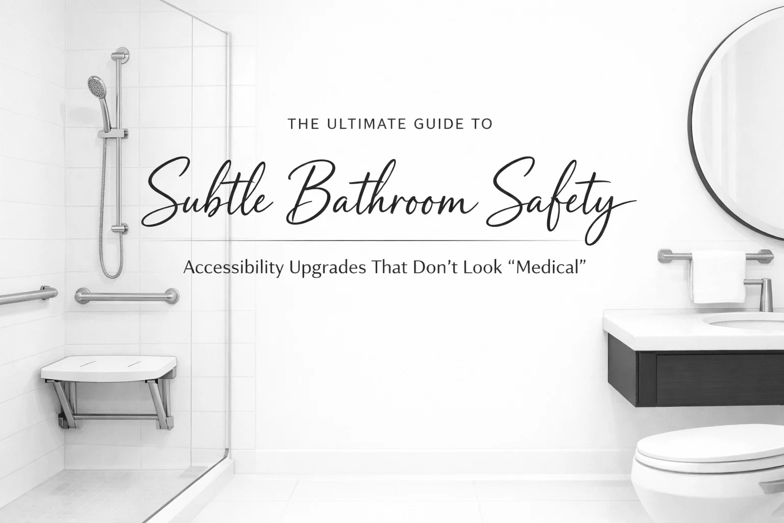 The Ultimate Guide to Subtle Bathroom Safety: Accessibility Upgrades That Don’t Look "Medical"