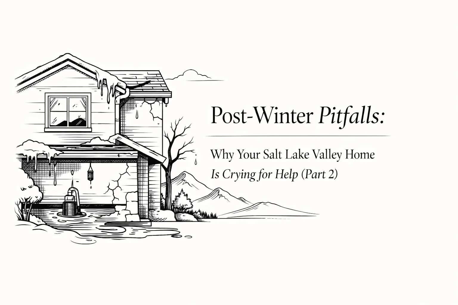 Post-Winter Pitfalls: Why Your Salt Lake Valley Home Is Crying for Help (Part 2)