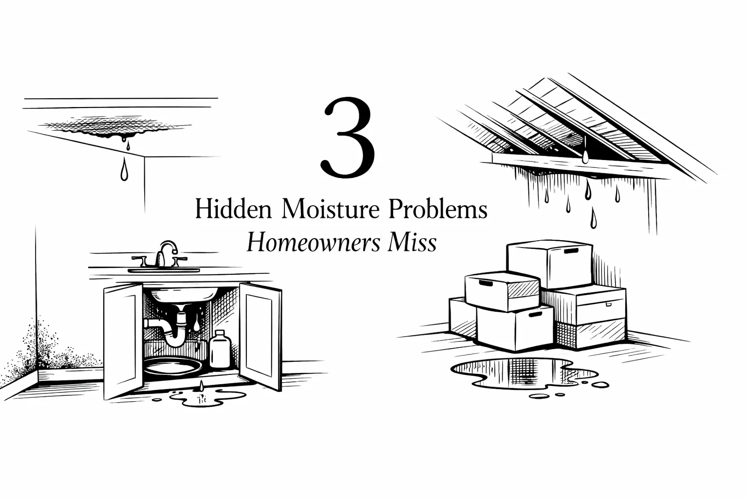 3 Hidden Moisture Problems Homeowners Miss