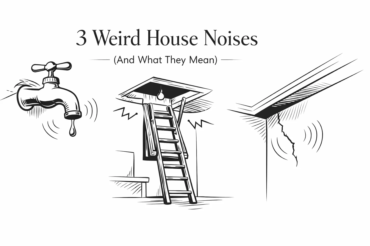 3 Weird House Noises (And What They Mean)