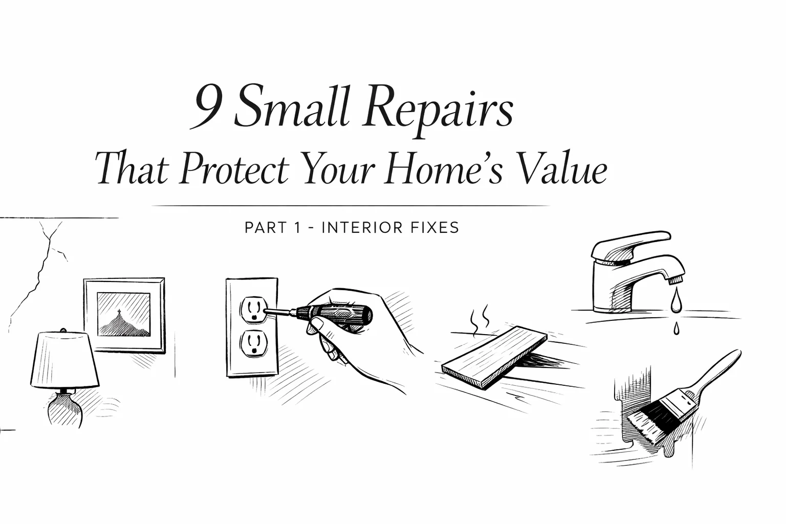 9 Small Repairs That Protect Your Home’s Value: Part 1 - Interior Fixes