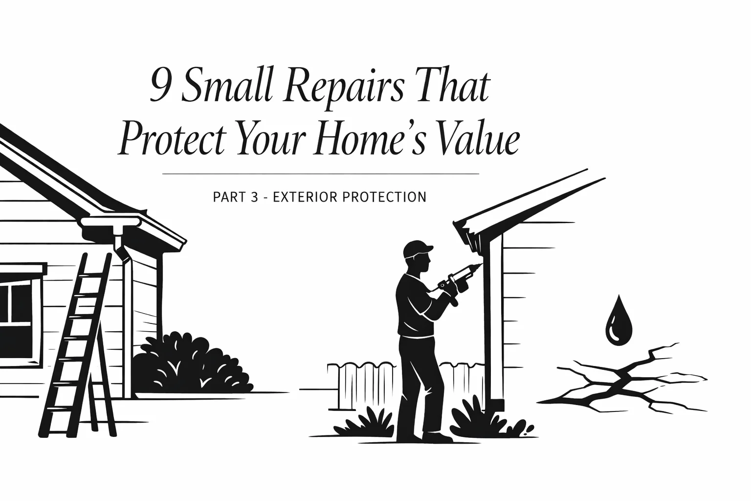9 Small Repairs That Protect Your Home’s Value: Part 3 - Exterior Protection