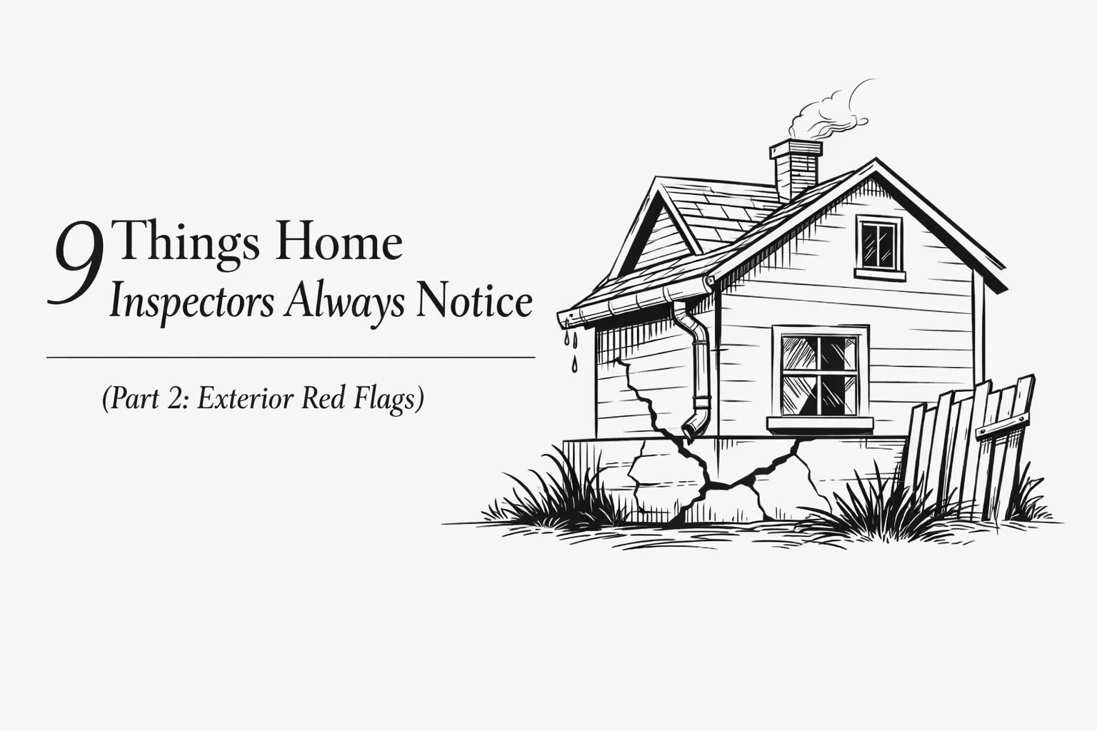 9 Things Home Inspectors Always Notice (Part 2: Exterior Red Flags)