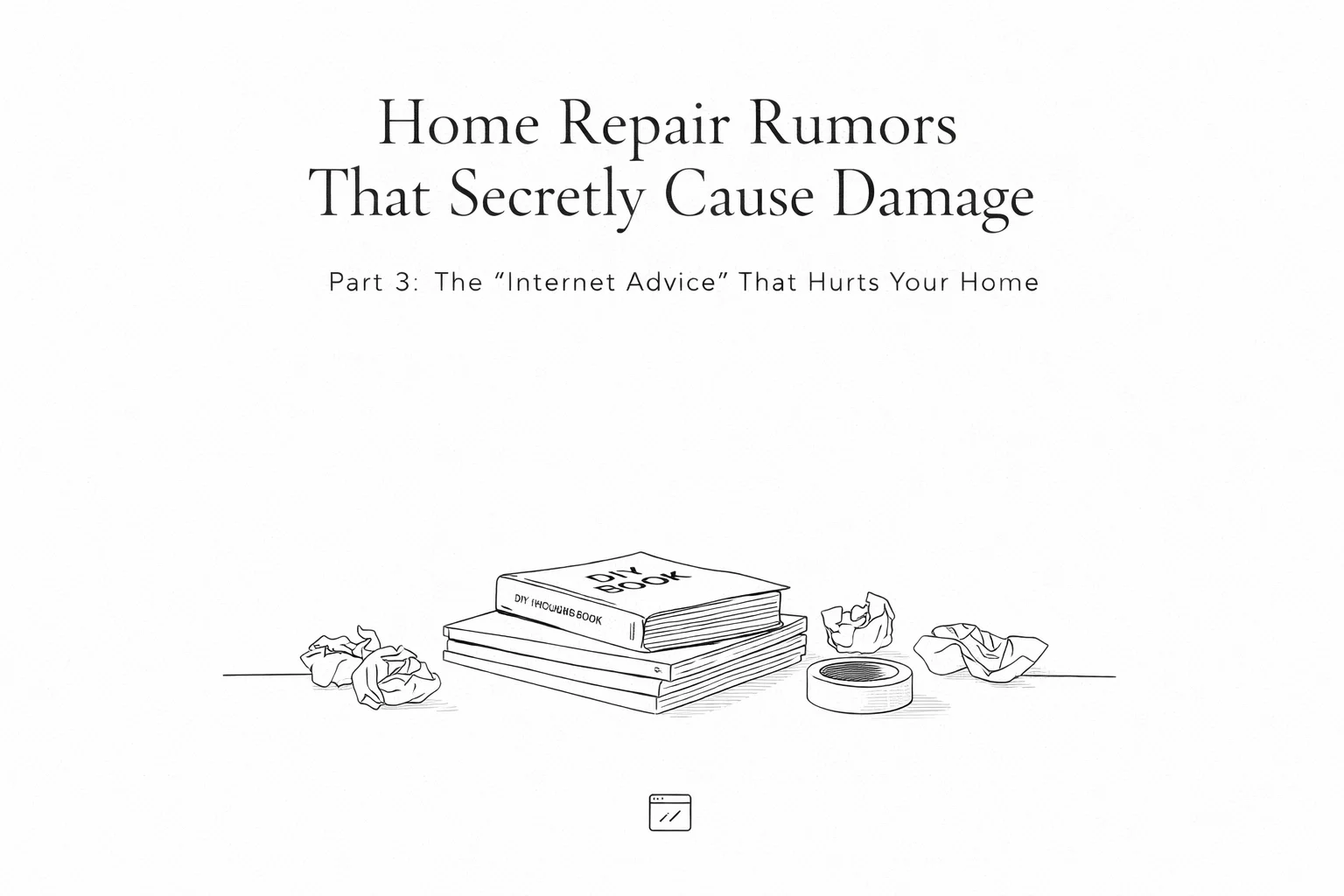 Home Repair Rumors That Secretly Cause Damage: Part 3 - The 'Internet Advice' That Hurts Your Home