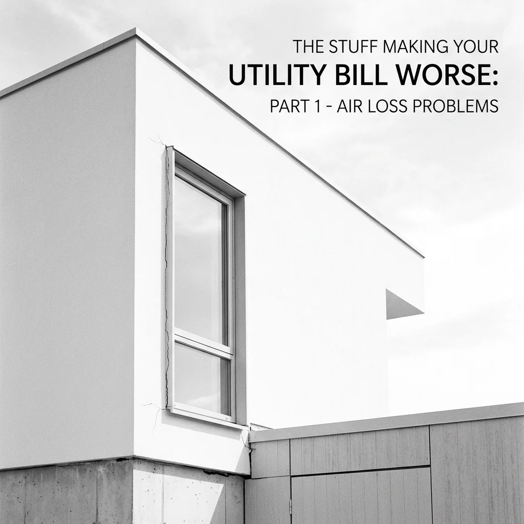 The Stuff Making Your Utility Bill Worse: Part 1 - Air Loss Problems