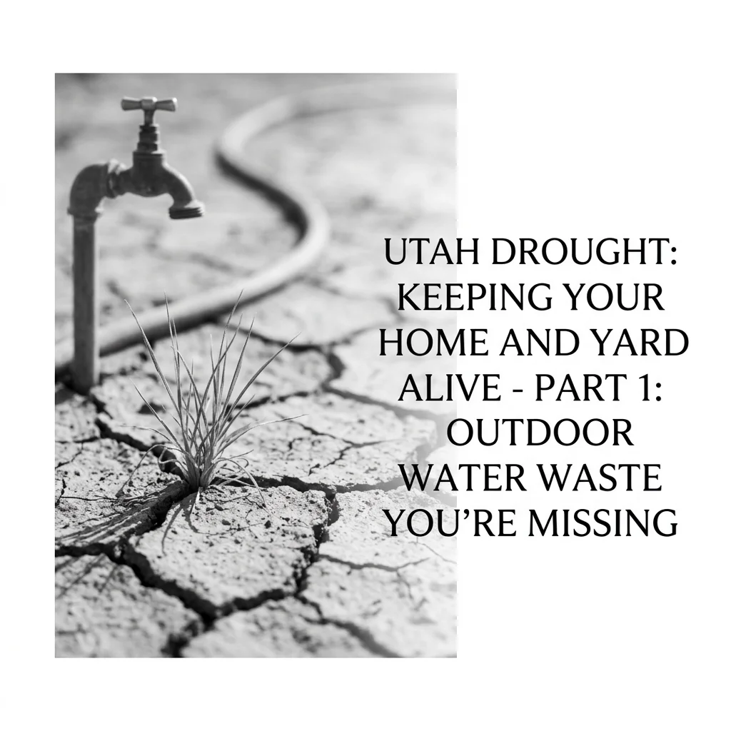 Utah Drought: Keeping Your Home and Yard Alive - Part 1: Outdoor Water Waste You’re Missing