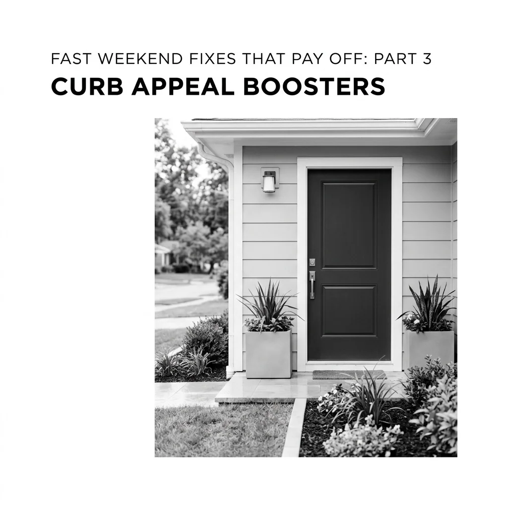 Fast Weekend Fixes That Pay Off: Part 3 - Curb Appeal Boosters