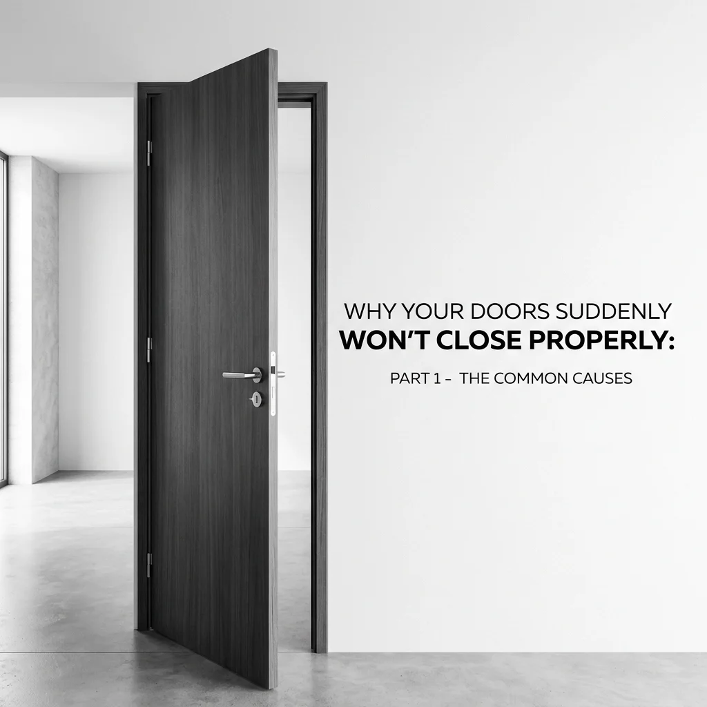 Why Your Doors Suddenly Won’t Close Properly: Part 1 - The Common Causes