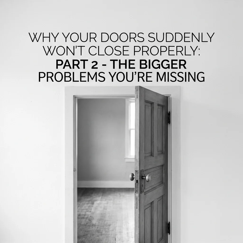 Why Your Doors Suddenly Won’t Close Properly: Part 2 - The Bigger Problems You’re Missing