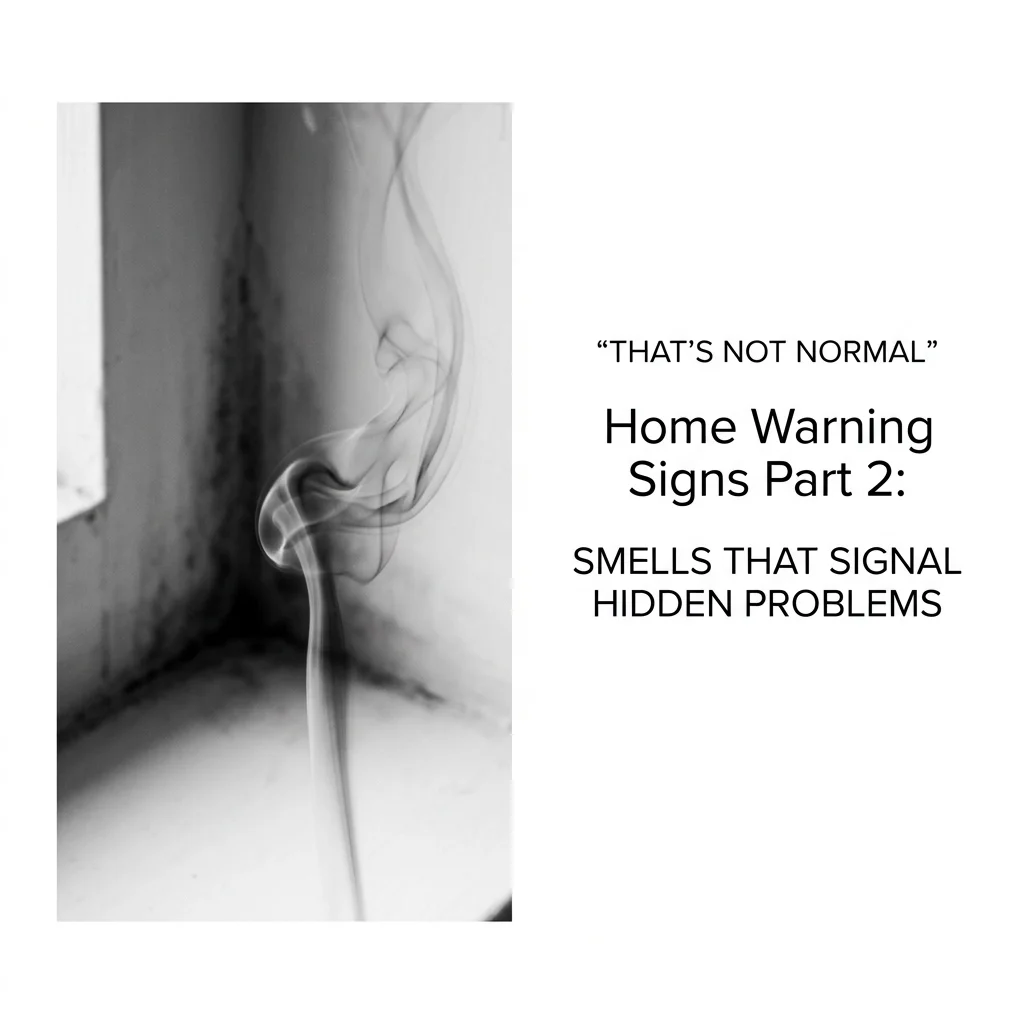 “That’s Not Normal” Home Warning Signs Part 2: Smells That Signal Hidden Problems