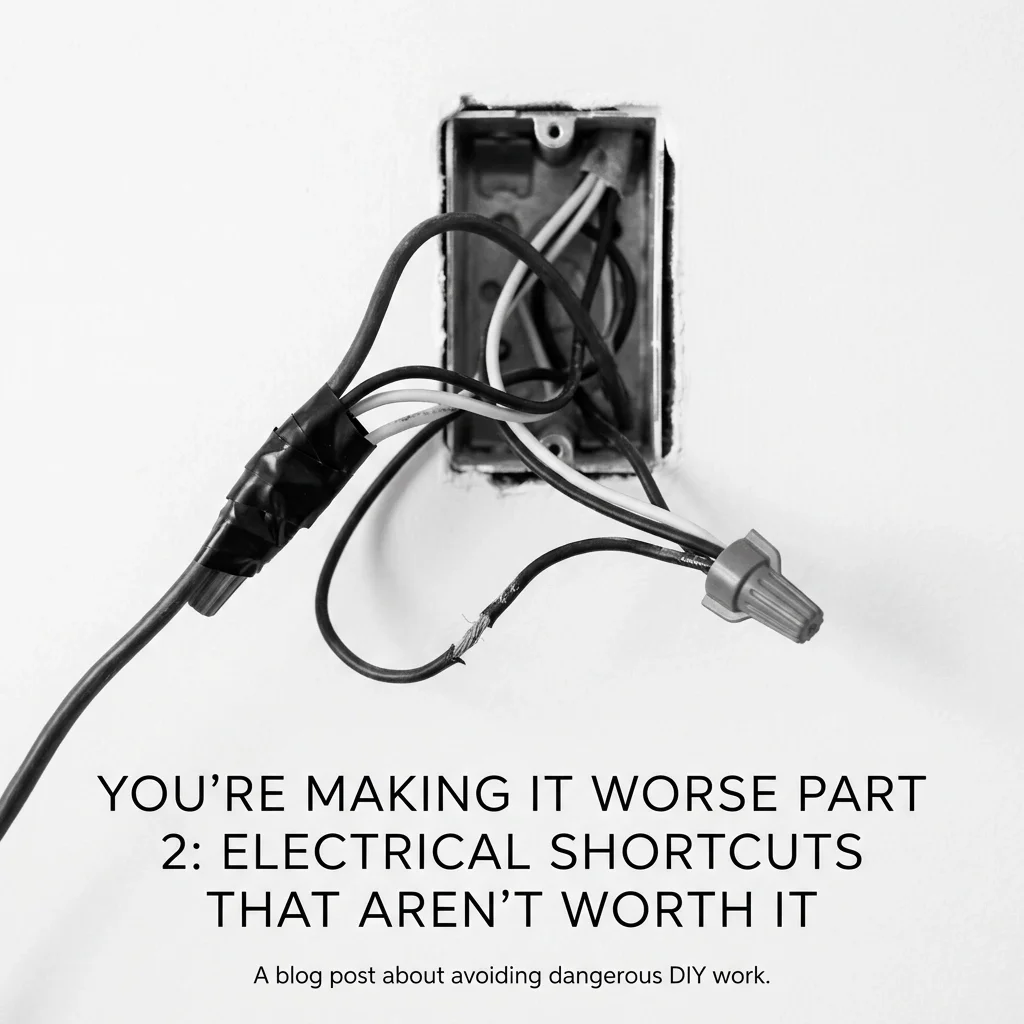 You're Making It Worse Part 2: Electrical Shortcuts That Aren’t Worth It