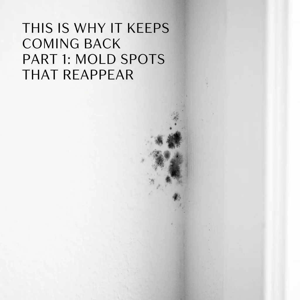 “This Is Why It Keeps Coming Back” Part 1: Mold Spots That Reappear