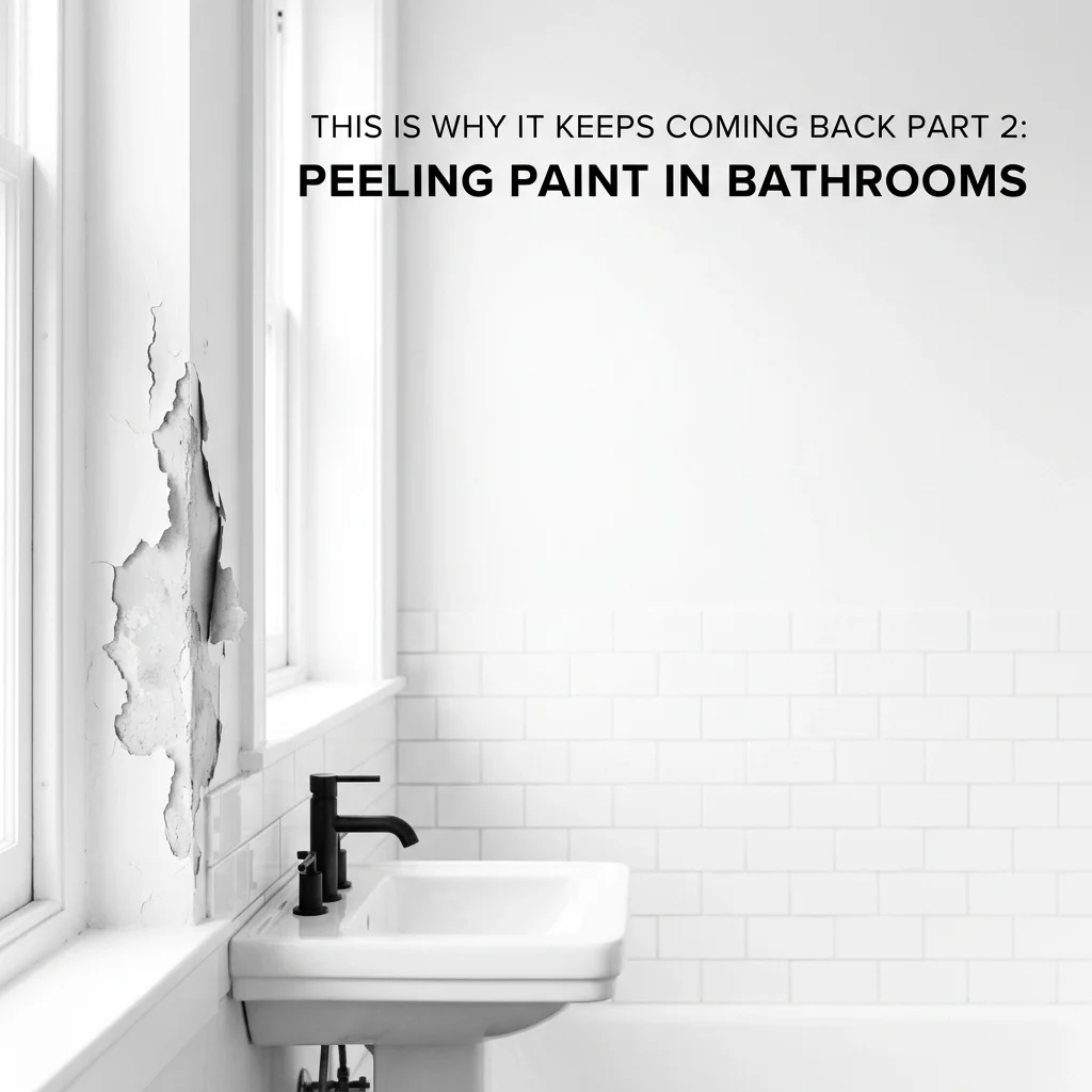This Is Why It Keeps Coming Back Part 2: Peeling Paint in Bathrooms