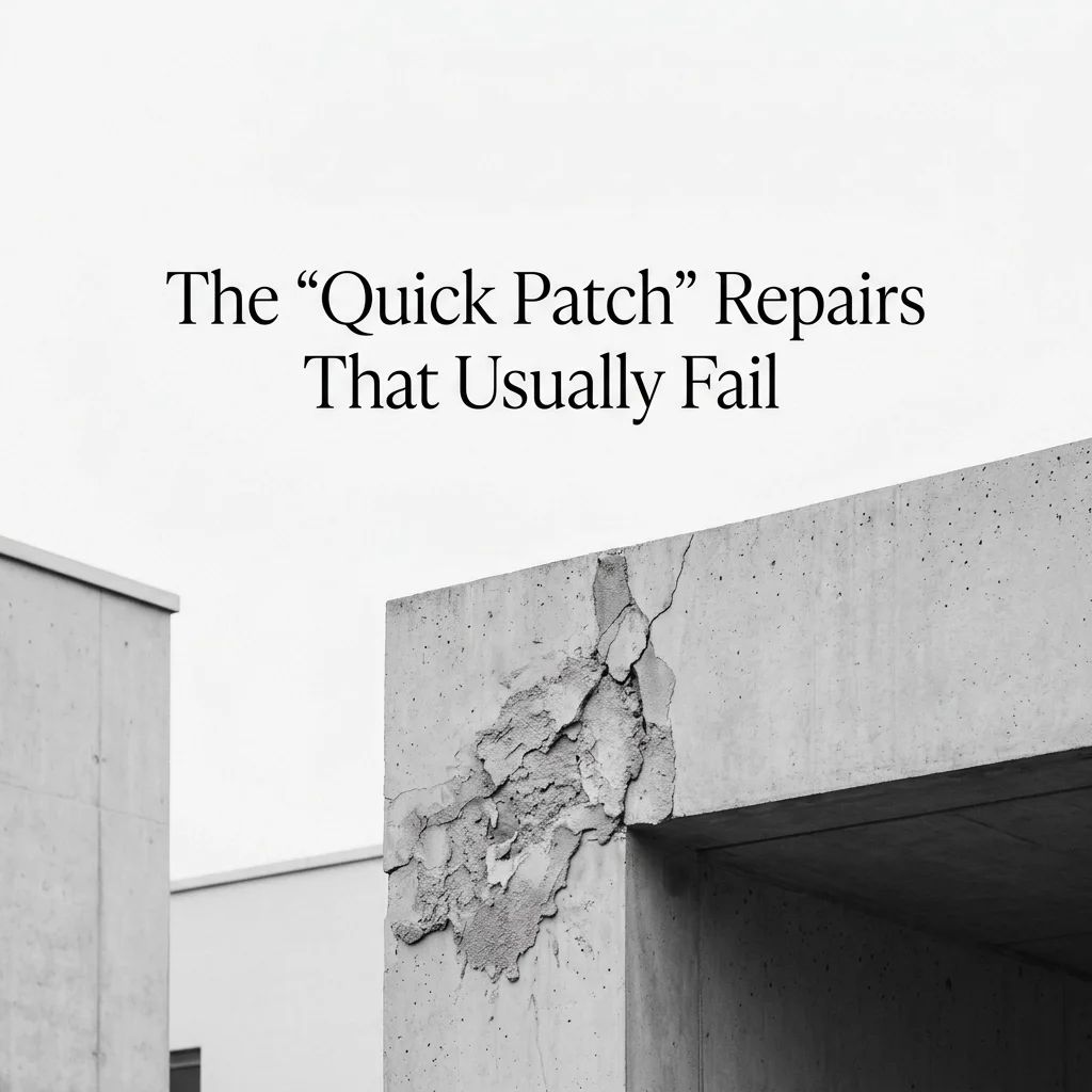 The “Quick Patch” Repairs That Usually Fail