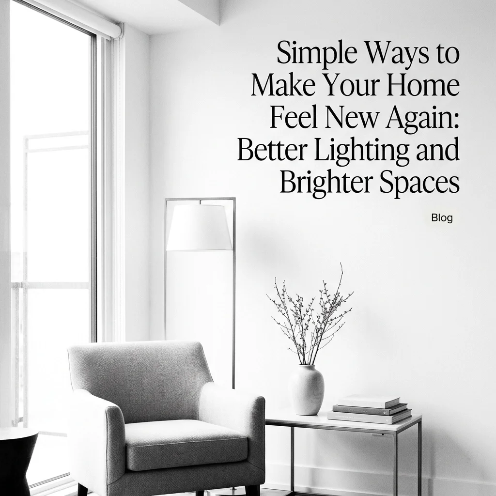 Simple Ways to Make Your Home Feel New Again: Better Lighting and Brighter Spaces
