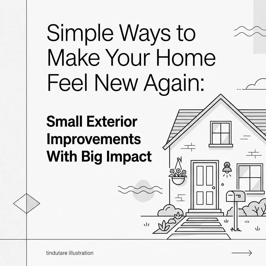 Simple Ways to Make Your Home Feel New Again: Small Exterior Improvements With Big Impact