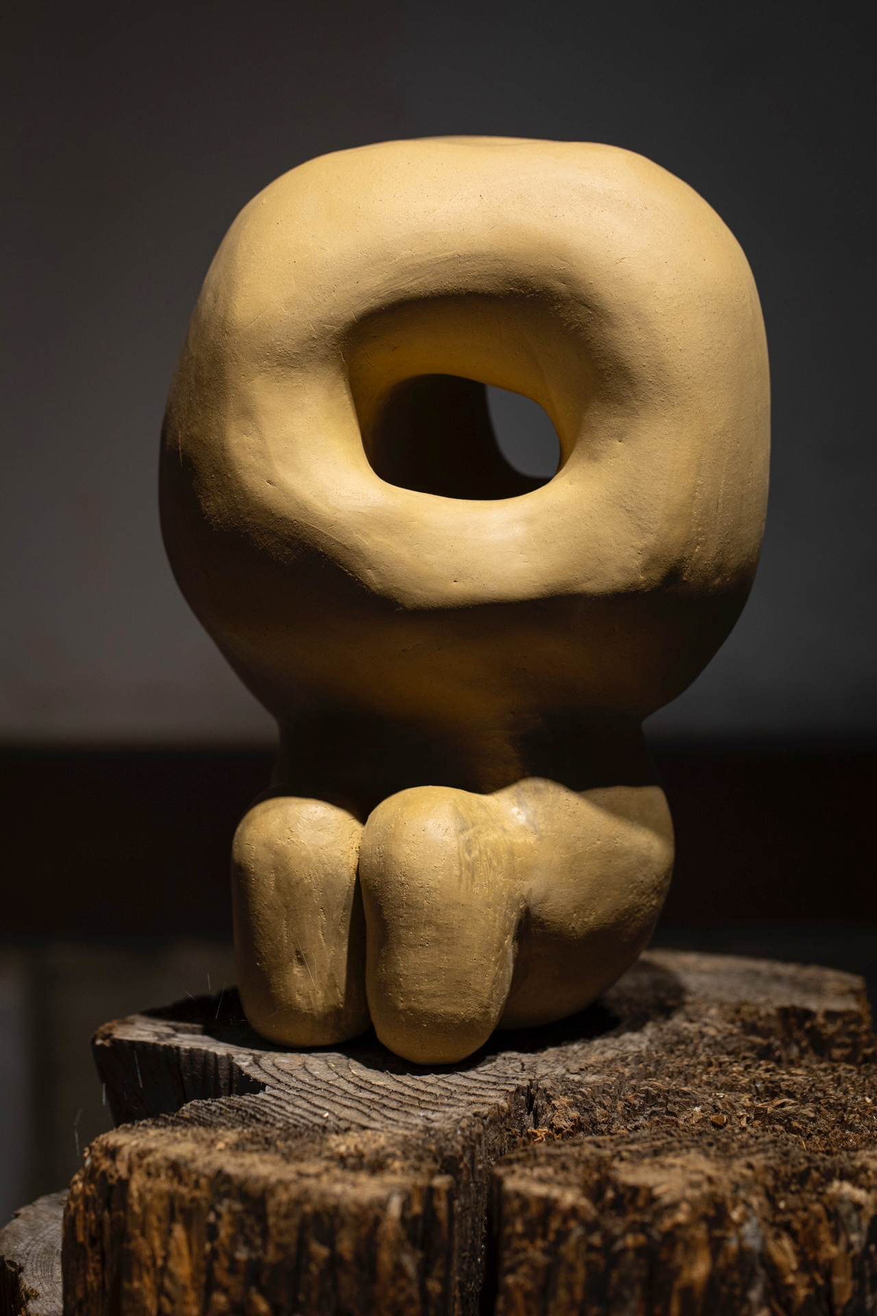 Hayashi-dama no. 2; 2024; ceramic stoneware 
7” x 7” x 10"