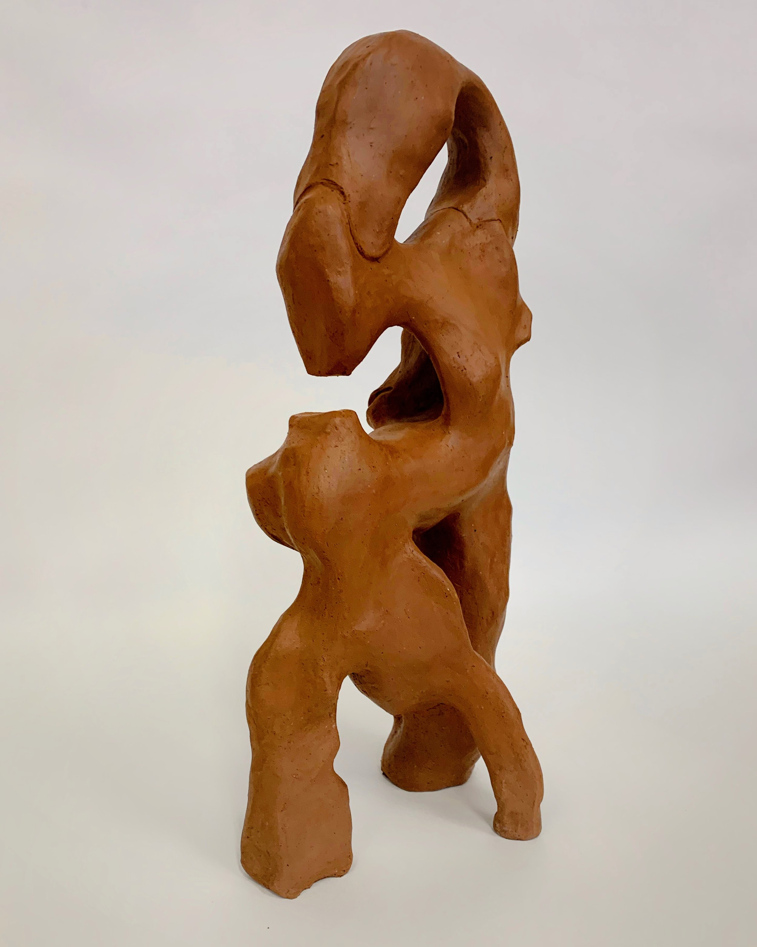 Hollow Figure - Gap; 2024; ceramic earthenware 
4” x 6” x 13”