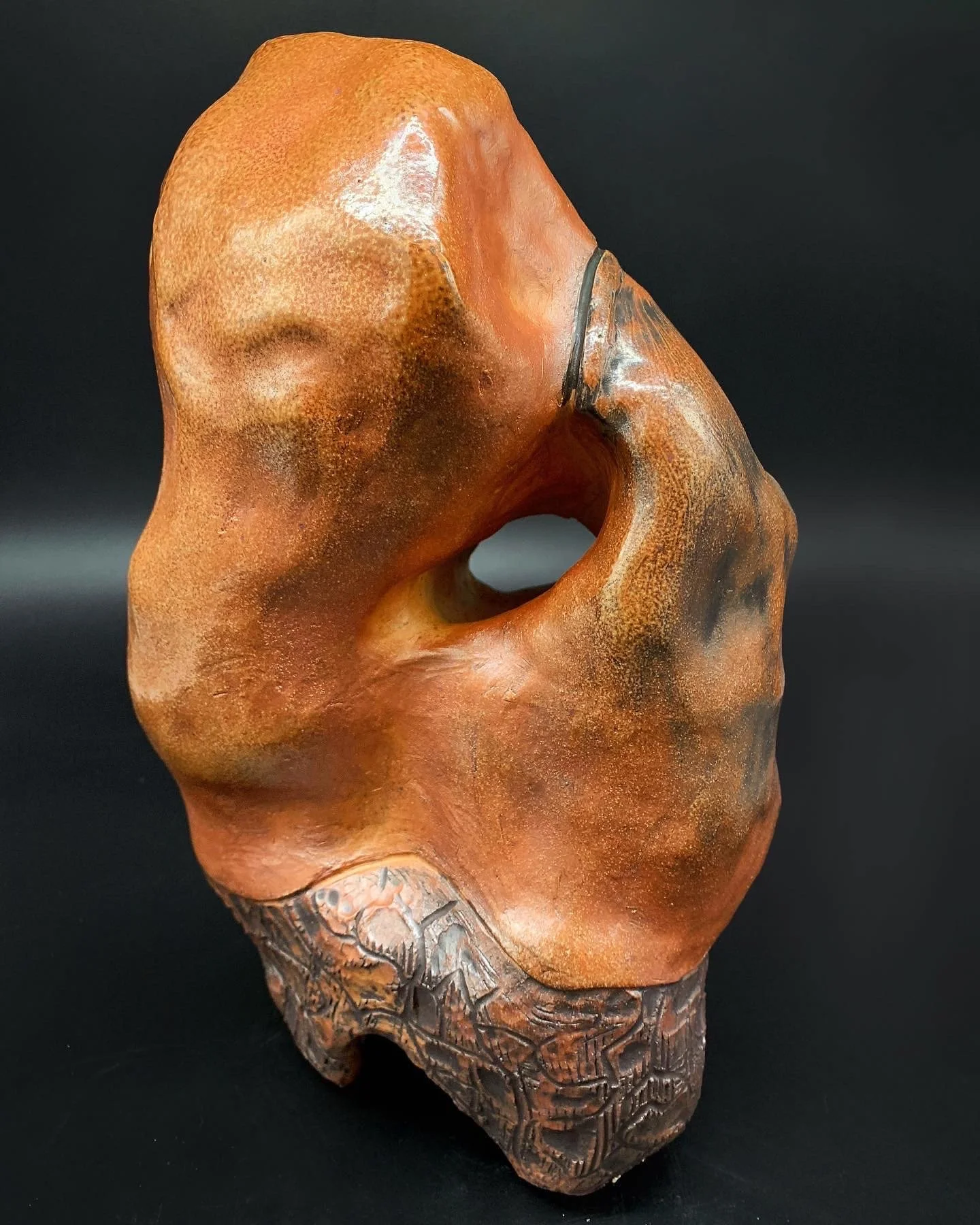 Flesh and Bone; 2023; soda fired ceramic stoneware 
5” x 7” x 12"