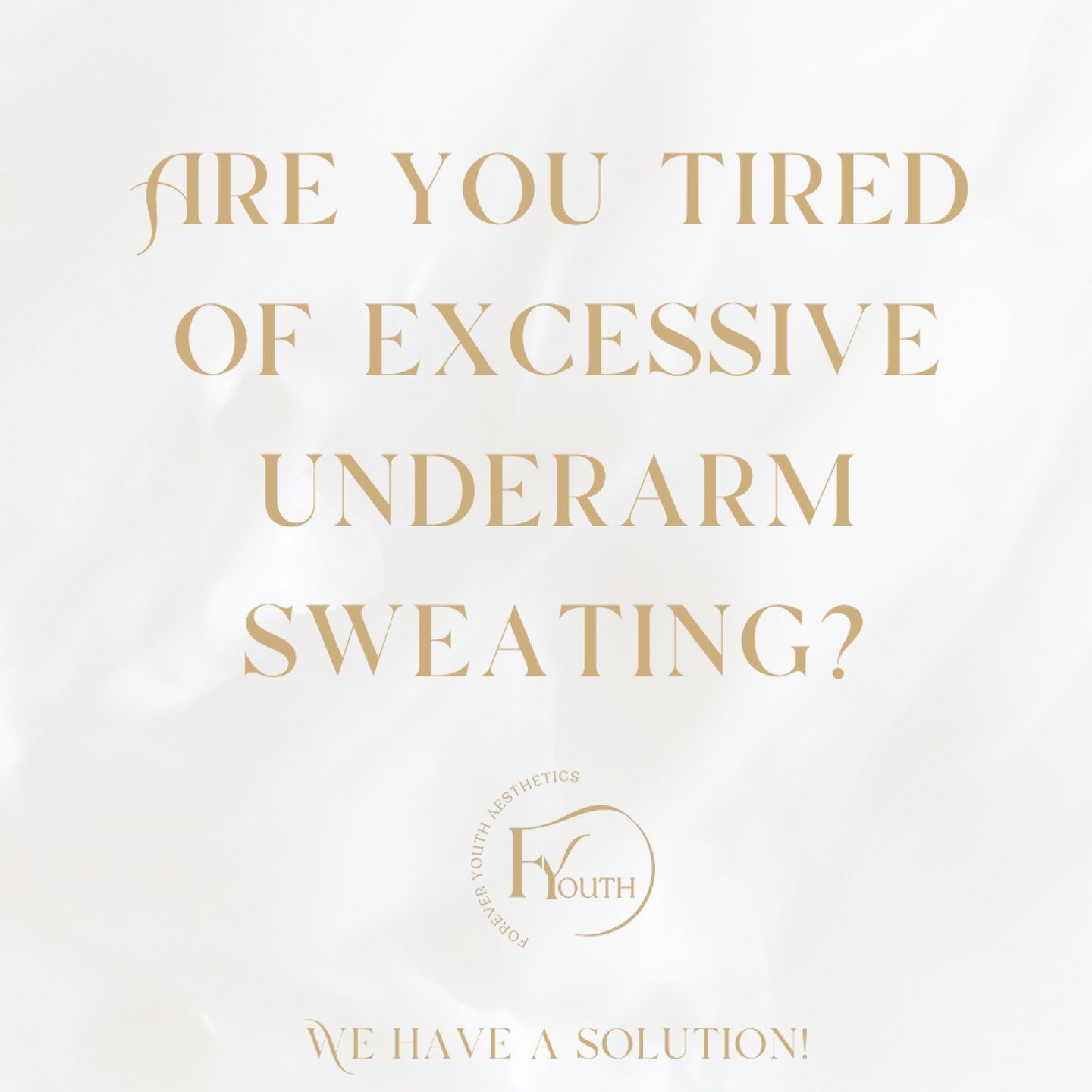 Are you tired of excessive underarm sweating? 

We have a solution! 

💉 Botox injections target the glands responsible for sweat and odor, giving you relief for 9-12 months. 

Say goodbye to discomfort and hello to confidence!

Explore our full rang