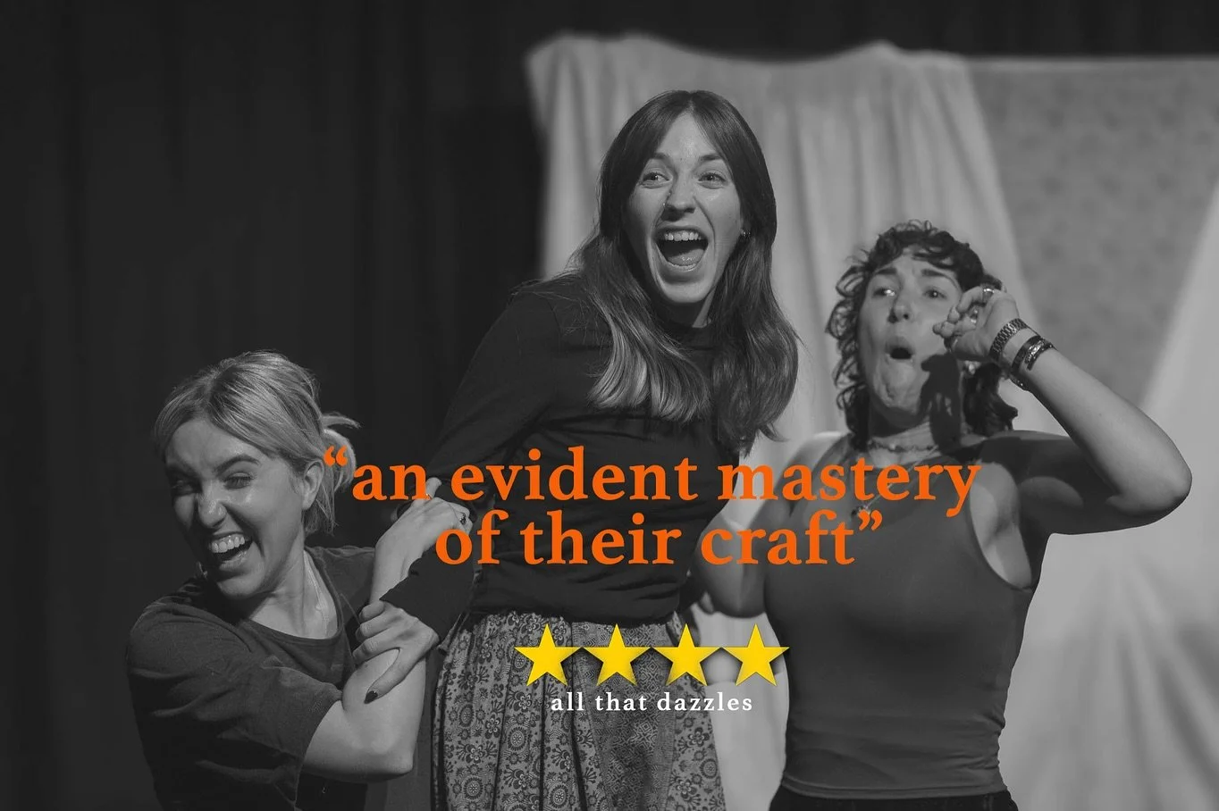 The Weirdest Sisters is over &hellip; for now ✨ 
Thank you to everyone who has supported us on our debut show!x

Huge thank you to our wonderful cast @diogoramos18 @becatheactor @erinastraofficial @heva_kelly @lottielouisa 
What a team 💥 

Thank you