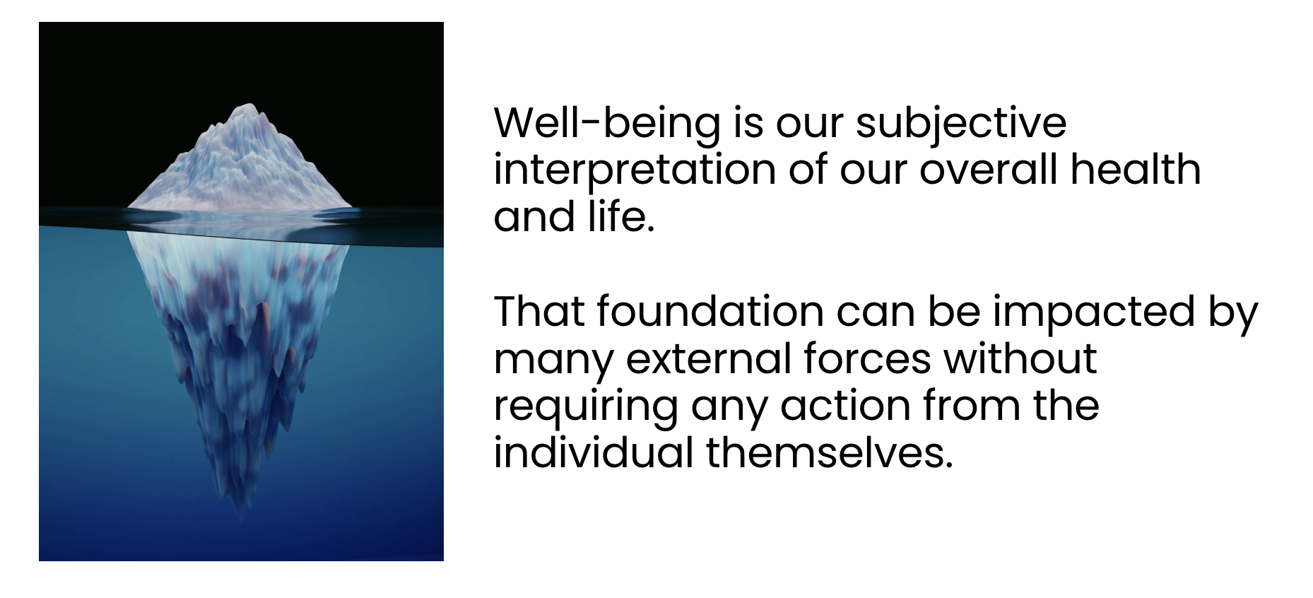 Health is Important. Wellness is Good. Well-Being is Better